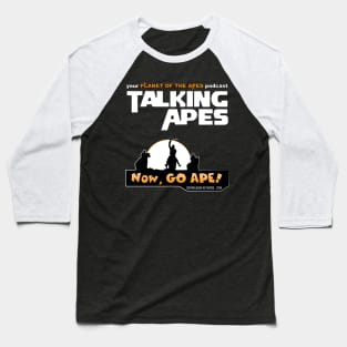 Talking Apes Logo Design Baseball T-Shirt